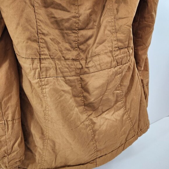 YMI Tan Parka w/ Removable Faux Fur Hood Large - Picture 8 of 14